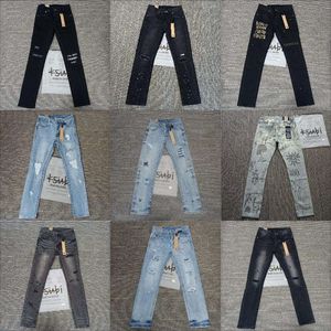 Top Quality Wholesale New Arrival Designer Brand Denim Jeans <b>Pants</b> Ripped Slim Distressed Top Quality Wash Ksubis Men Jeans - Product Image 2