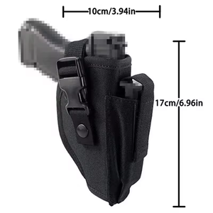 Universal Right-Hand Belt Holster For Pistols - Ballistic Nylon Concealed Carry Holster (Fits Ruger SR9C/SR40C)