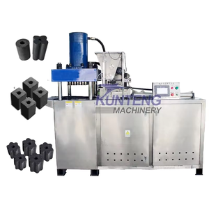 2025 Presse hydraulique à charbon de bois Machine à briquettes de charbon de bois du Myanmar Charbon bitumineux Bbq Machine de fabrication de charbon de bois - Product Image 1