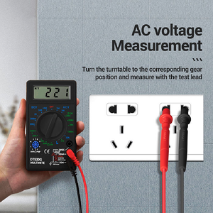 Medidor de Voltaje y Ohmios LCD DT830G, Voltímetro, Amperímetro, Ohmímetro - Product Image 4