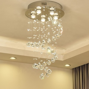 Lámpara colgante <span class=keywords><strong>de</strong></span> techo redonda para <span class=keywords><strong>escalera</strong></span> <span class=keywords><strong>de</strong></span> hotel, candelabros <span class=keywords><strong>de</strong></span> cristal para sala <span class=keywords><strong>de</strong></span> estar, led moderna, vintage, <span class=keywords><strong>de</strong></span> lujo - Product Image 6