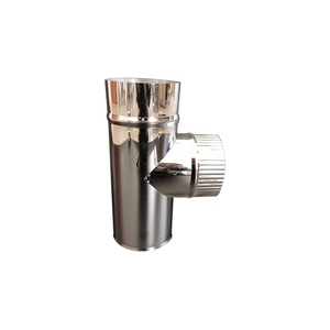 Système de <span class=keywords><strong>cheminée</strong></span> à mur unique à 90 degrés, connexion de tuyau en té pour flux, <span class=keywords><strong>cheminée</strong></span> - Product Image 1