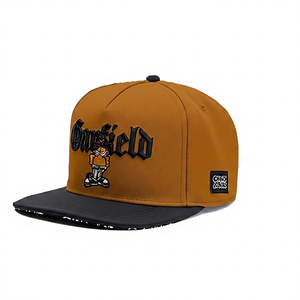 Flat-brimmed PVC Hip-Hop <b>Baseball</b> <b>Cap</b> with Cotton Fabric Unisex 6-Panel Adjustable Fashionable Rap Hat - Product Image 5