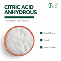 Acide citrique anhydre 99,5% CAS 77-92-9 Poudre de qualité alimentaire E330 Régulateur d'acidité pour les boissons