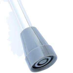 Béquilles télescopiques en alliage d'aluminium F Turn, antidérapantes, réglables, pour personnes âgées, aide à la mobilité, blanches - Product Image 2