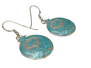 Boucles d'oreilles artisanales en argent sterling 925 massif pour femmes, bijoux fantaisie, fournisseur en gros, usine de bijoux sur mesure, vente en gros - Product Image 2