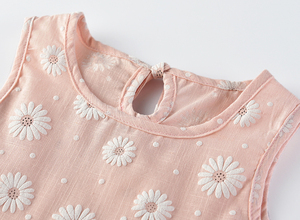 Importation de produits pour bébés en provenance de Chine, robe brodée pour bébé, faite à la main, mignonne - Product Image 2