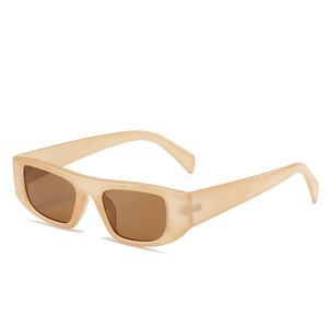 ADE WU XY20883 occhiali <span class=keywords><strong>da</strong></span> sole moda rettangolari <span class=keywords><strong>da</strong></span> donna retrò occhiali <span class=keywords><strong>da</strong></span> sole quadrati Flat Top Cat Eye occhiali <span class=keywords><strong>da</strong></span> sole - Product Image 2