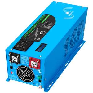 Convertisseur hybride de réseau à sortie unique 3000W DC 12V avec chargeur LCD, batterie au plomb-acide, onde sinusoïdale pure, protection IP65, efficacité de 98% - Product Image 1