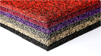 Chine Fabrication Spaghetti Tapis De Sol Nouilles Pvc Double Couleur Tapis En Soie Rouleau