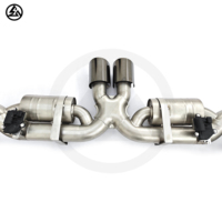 Système d'échappement complet CSZ pour Porsche 911 992 GT3/GT3 RS 4.0L, collecteurs à écoulement libre, silencieux à soupapes, arrière d'essieu