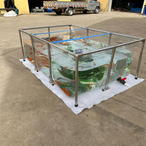 <span class=keywords><strong>Pas</strong></span> <span class=keywords><strong>cher</strong></span> Taille personnalisée extérieur et intérieur poisson-chat Tilapia pliant 10000 litres PVC bâche ronde bâche étang à poissons - Product Image 3