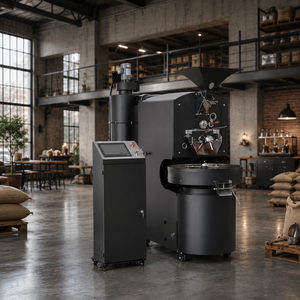 Torréfacteur de café Yoshan grande capacité 6kg 10kg 12kg, machine de torréfaction industrielle à contrô<span class=keywords><strong>le</strong></span> intelligent pour usine de traitement du café - Product Image 1