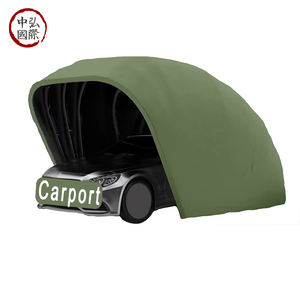 Abri de voiture semi-automatique pliable en acier inoxydable, imperméable, durable, avec revêtement en poudre, revêtement anti-UV, pour usage domestique et commercial - Product Image 6