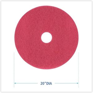 20 pulgadas. Discos de Pulido de Diamante para Pisos de Concreto, Granito y Mármol (Paquete de 5) - Rojo - Product Image 3