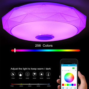 Musica moderna Luce di Soffitto del Led Colorato Smart Audio Luce di Soffitto di Applicazioni Mobile di Controllo Remoto Luce di Pannello del Soffitto - Product Image 2