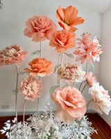 Fleurs artificielles florales faites à la main pour décor de fête d'Halloween Senior accessoires de scène et décoration de mariage décor d'événement