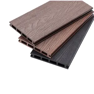 床材150 * 23mmWpcデッキ3Dエンボス木目屋外木製プラスチック複合材