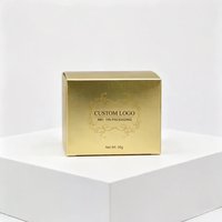 Boîte en papier cosmétique avec logo personnalisé en feuille d'or, boîte de luxe pour crème, vente en gros, emballage cadeau pour crème pour le visage, soins de la peau