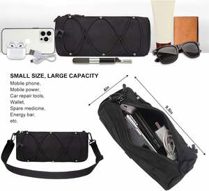 Bolsa de Manillar Delantera para Bicicleta, Resistente, de Nailon 600D, 2.5L, Impermeable, de Alta Calidad, para Ciclismo al Aire Libre, Color Negro/Verde, a la Moda - Product Image 3