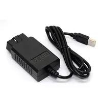 Lector de Códigos de Auto OBD/OBDII, Escáner OBD2 ELM327 USB, Herramienta de Diagnóstico para Autos, Interfaz Versión V1.5 para Códigos de Error del Motor