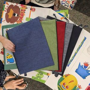 Sacs à fermeture éclair pliables en tissu Oxford écologiques et simples pour étudiants et usage professionnel – Sacs de classement épais et imperméables – Vente en gros fabricant - Product Image 1