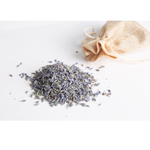 Bustina di fiori di lavanda essiccati di grado 5A con sacchetto di cotone per armadio da camera - Product Image 1