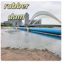 Digue en caoutchouc HengYang JBD3.0-220220-3 pour aménagement aquatique avec bordure, dureté 38-65, noir/multicolore, pour la régulation des rivières