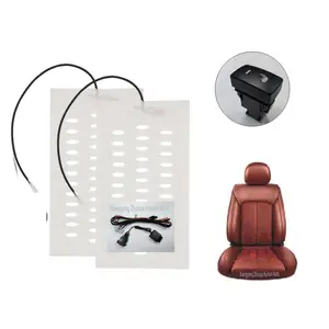 Adecuado para calefacción de asiento Nissan, cable de aleación de un solo asiento, calefacción de fibra de carbono para Kit de calentador de asiento de coche