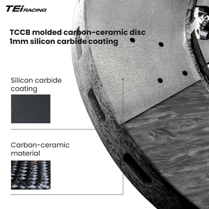 TEI nuovo Kit pinza freno in fibra di carbonio Kit disco freno in ceramica 400x36mm 410x36mm 420x40mm per <span class=keywords><strong>nissan</strong></span> <span class=keywords><strong>GTR</strong></span> R35 - Product Image 5