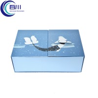 Caja de Regalo Rígida de Papel Plateado Impreso con Logotipo Personalizado, Caja de Embalaje Perfumada para Festivales, para Frascos de Perfume, Aceite, Lápiz Labial o Productos Cosméticos