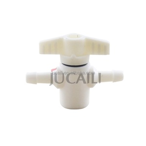 Jucaili วาล์วพลาสติกสำหรับท่อหมึกระบบหมึกขนาดใหญ่วาล์ว2ทางสำหรับหลอด6*4มม./4*3มม. สำหรับเครื่องพิมพ์ยูวีตัวทำละลายที่เป็นมิตรกับสิ่งแวดล้อม - Product Image 1