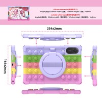 Étui de tablette en silicone pour enfants, vente en gros, avec protection à 360° °   Support rotatif et poignée, housse de protection antichoc et anti-chute pour Redmi Pad 2 11 pouces
