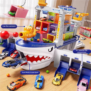 Contenedor de Barco Transformable, Contenedor de Plástico a Escala, Juego de Almacenamiento de Autos, Juguete para Niños, <span class=keywords><strong>Regalo</strong></span> de Cumpleaños para Niños - Product Image 2