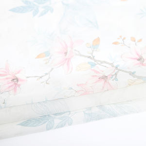 Sensación natural diseño italiano de moda tela de lino puro digital <span class=keywords><strong>PRT</strong></span> mujeres adecuado para bufanda hometextile - Product Image 4