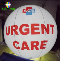 Globo Gigante Inflable de 2m, Globo Comercial Enorme de Helio para Decoraciones o Eventos