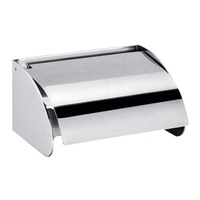 Porte-papier toilette mural moderne en acier inoxydable, étanche, avec étagère