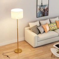 Lampadaire en fer pour salon, chambre à coucher, chevet, canapé - Moderne, créatif, LED, télécommandé, réglable, lumière chaude, E27