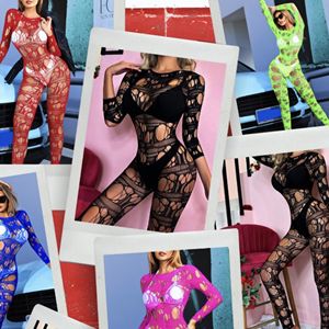 镂空丝袜内衣女性性感无裆紧身衣成熟透明内衣女性性感透明紧身衣 - Product Image 4