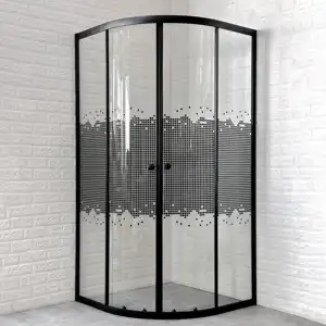 Porte de douche coulissante à 3 panneaux 1200 porte de douche coulissante porte de douche accordéon