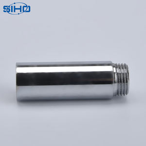 Latón amarillo Color macho cuadrado igual accesorios sanitarios Base aceite agua Gas latón extensión pezón tubería conector cabeza - Product Image 4