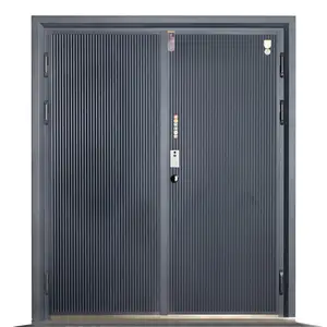 Luxury Metal Main Front Entry Doors Security Steel Gate Doors For House