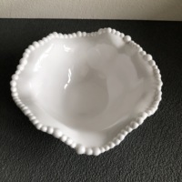 Assiette et bol en mélamine à bord perlé, sans BPA, qualité alimentaire, pour la maison, la cuisine, le restaurant, bol de service pour desserts