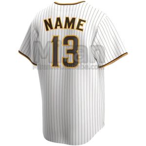 原始设备制造商缝制棒球运动衫高品质全染料升华网眼棒球衬衫球衣 #22索托 #23塔蒂斯Jr。 - Product Image 2