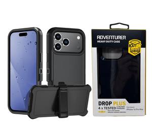 Étui de téléphone robuste pour smartphone, coque en TPU et PC antichoc pour iPhone 15 16 17 Pro Max pixel 9, étui à 3 couches - Product Image 1