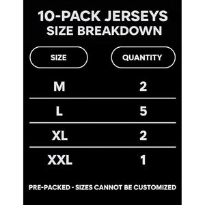 FOXA Maillots de basket-ball réversibles pour hommes, en maille, sans manches, col en V, uniformes d'équipe personnalisés, lot de 10 - Product Image 4
