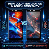 Écran tactile Honor X50i 90 Lite CRT-NX1, ensemble numériseur, 6,63 pouces, 720 x 1600 HD+, écran LCD TFT de remplacement