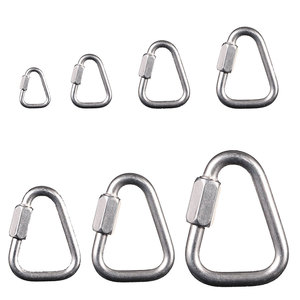 Mosquetón auxiliar multiusos para exteriores Mosquetón de <span class=keywords><strong>acero</strong></span> inoxidable 304/316 - Product Image 1