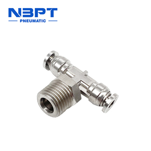 Nbpt mới 316 thép không gỉ Y loại ống khí nén phù hợp 3 cách ống khí nhanh chóng kết nối 0-<span class=keywords><strong>1</strong></span>.5mpa áp lực nhà máy bán hàng trực tiếp - Product Image 4