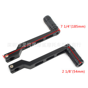 Palanca de cambios de aluminio CNC Moshark para motocicleta, color negro y plateado, para modificación de motocicletas - Product Image 3